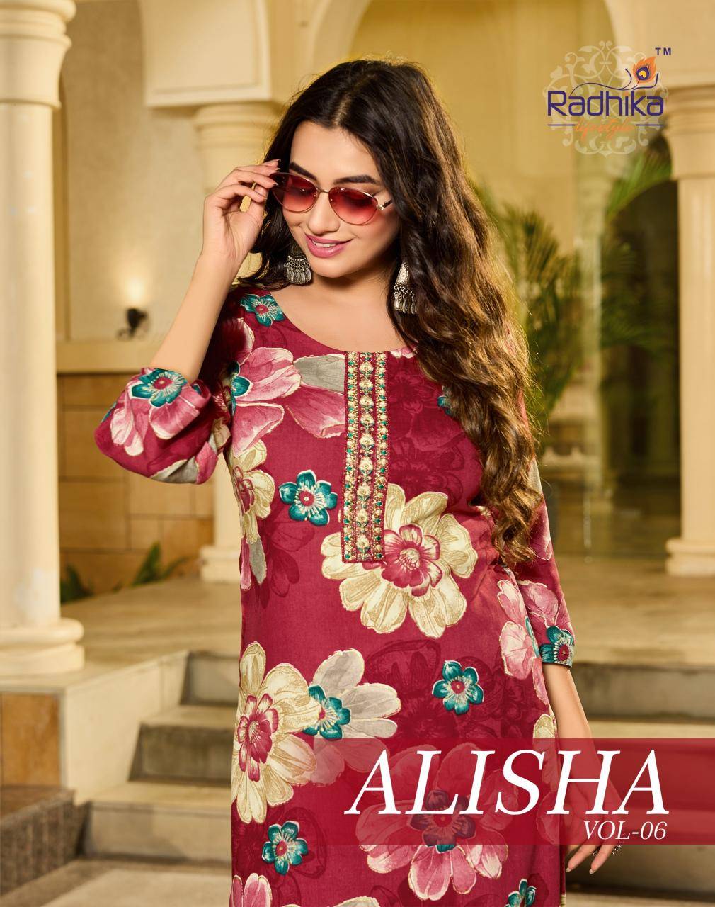 Radhika lifestyle alisha vol 6 Kurtis manufacturers and wholesalers in Delhi